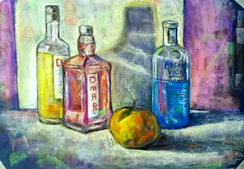 The Orange & The Three Bottles
