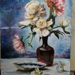 Roses in A Vase