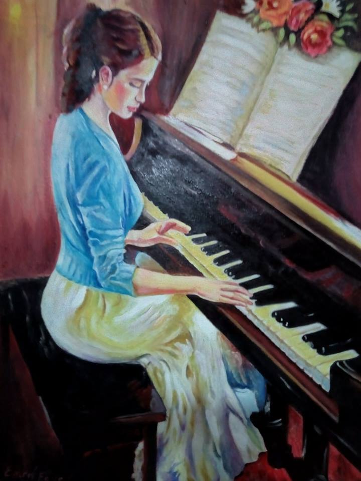 عازفة البيانو