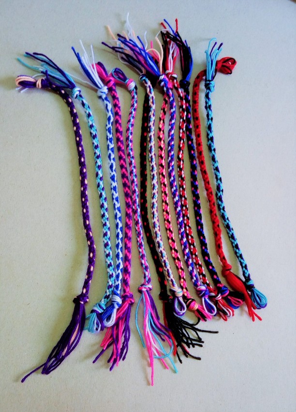 Bracelets of Wool Thread