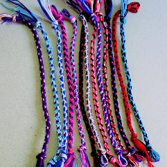 Bracelets of Wool Thread
