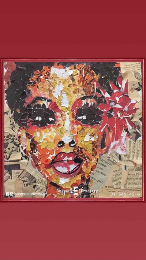African Collage Art