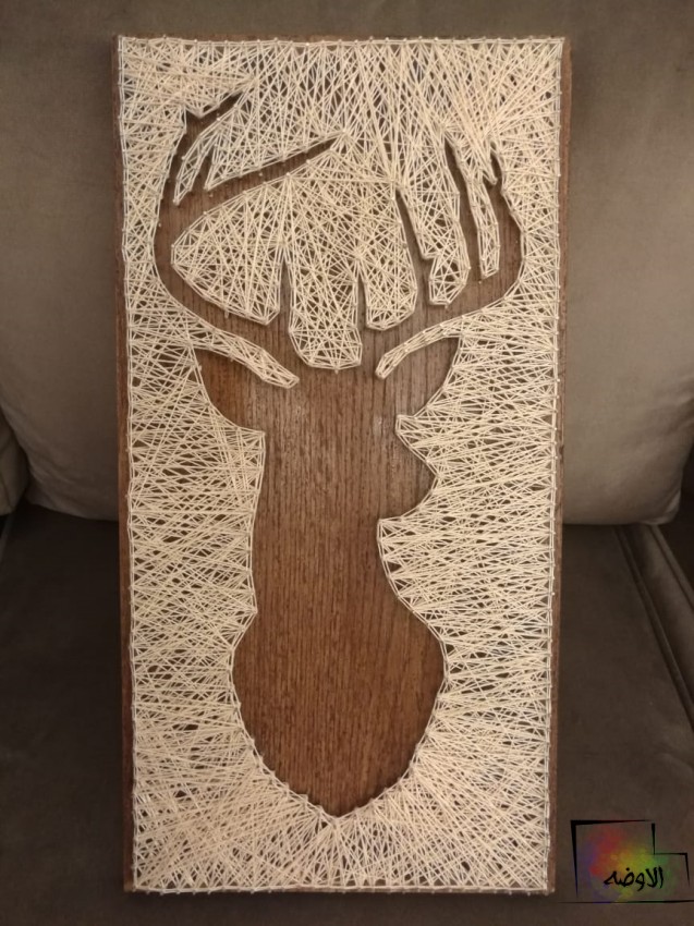 Deer ( String Art ) | Arab Art For Sale