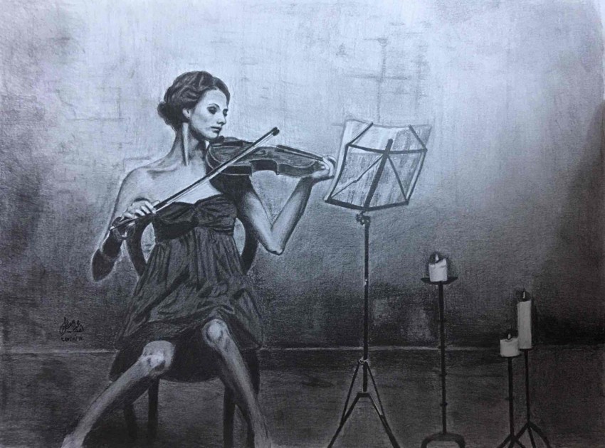 عازفة الكمان
