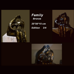 Family ( 3D Bronze )