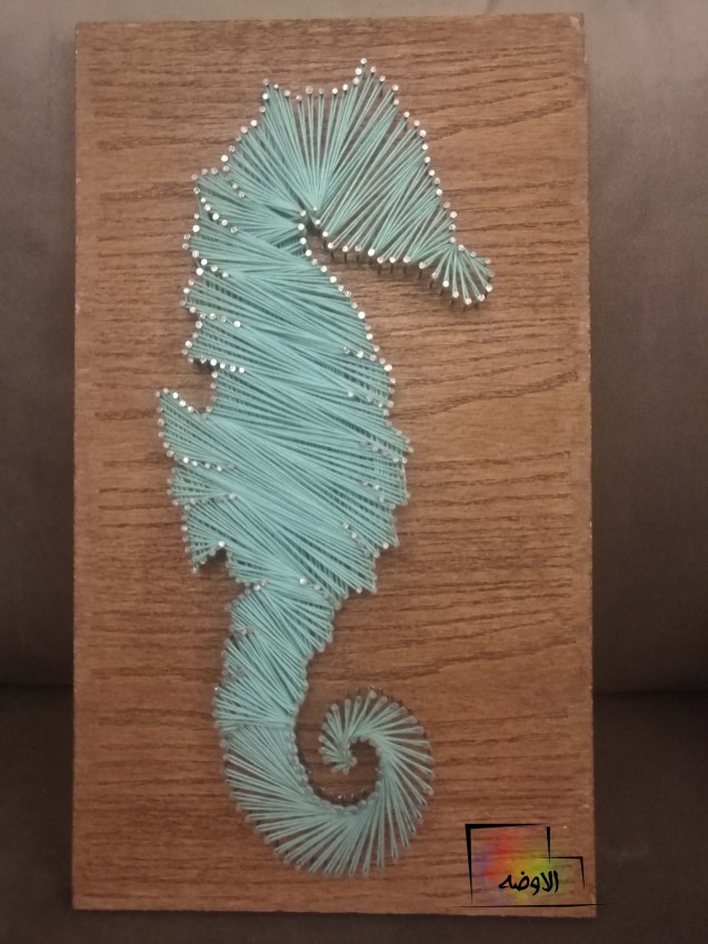 Sea Horse  ( String Art )