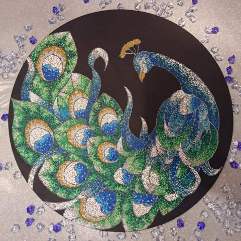 The Peacock ( Dot painting )