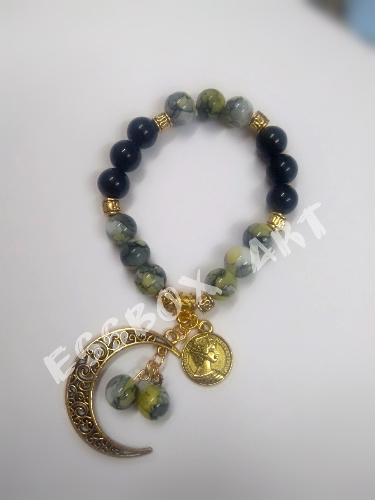 coloured beads bracelet