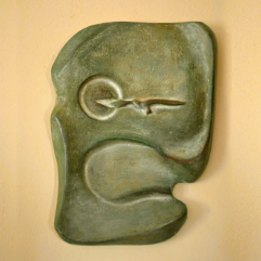 Bird and Circle ( Relief Sculpture ) 2