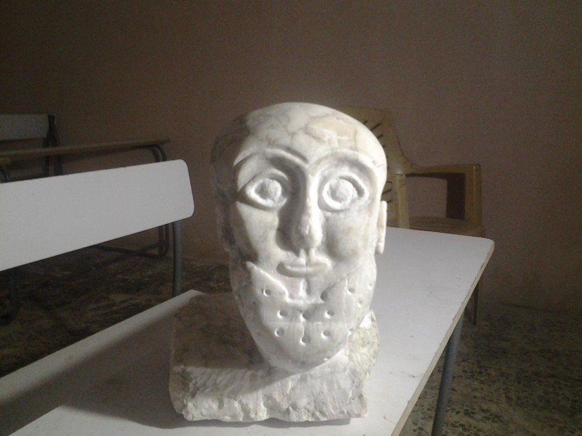 Carved Marble Head