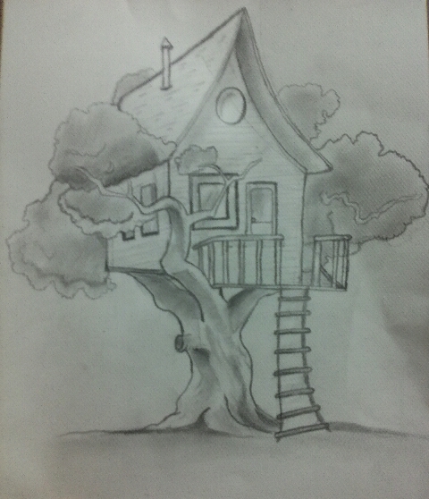 بيت على الشجرة