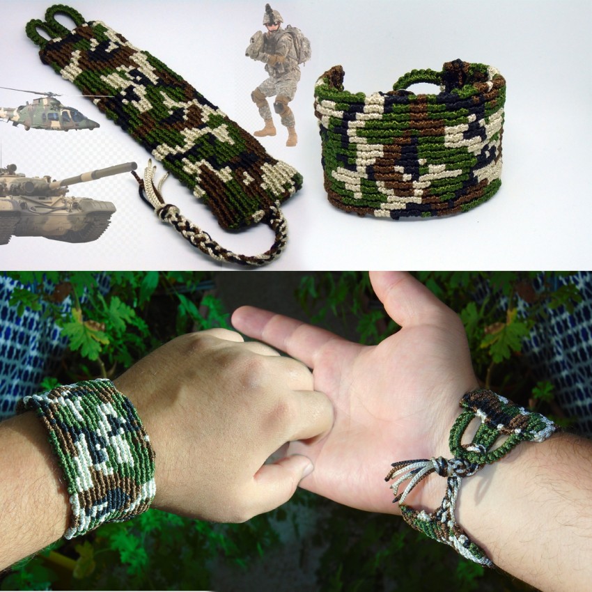 Steel  Barnett The Lake bracelet  camouflage