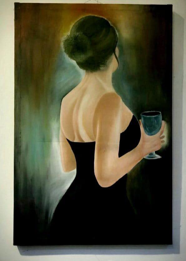 Woman With A Glass