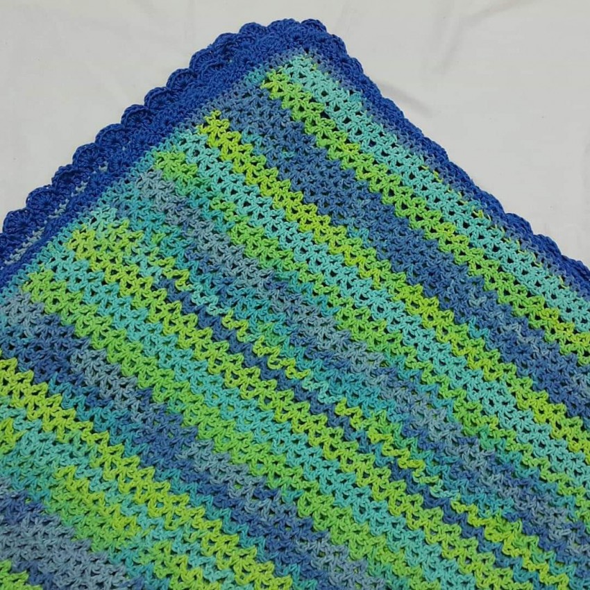 Cotton Crochet Blanket