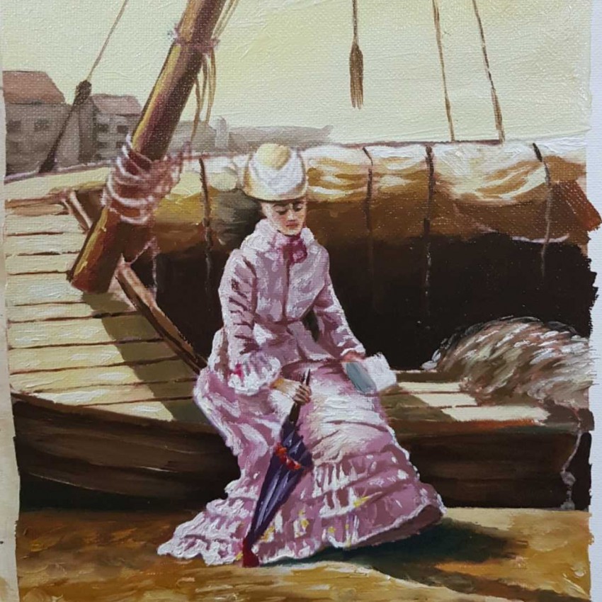 Lady On The Boat