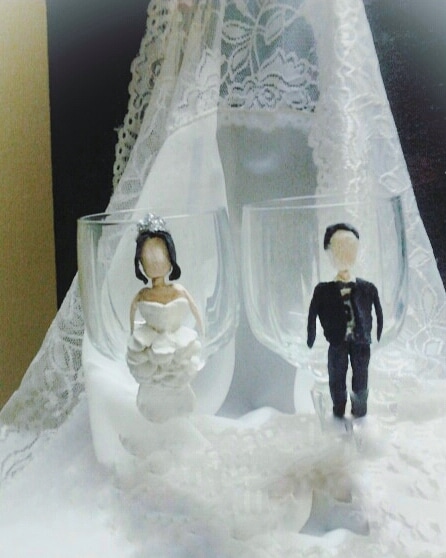 Wedding Cups (Ceramic Paste)