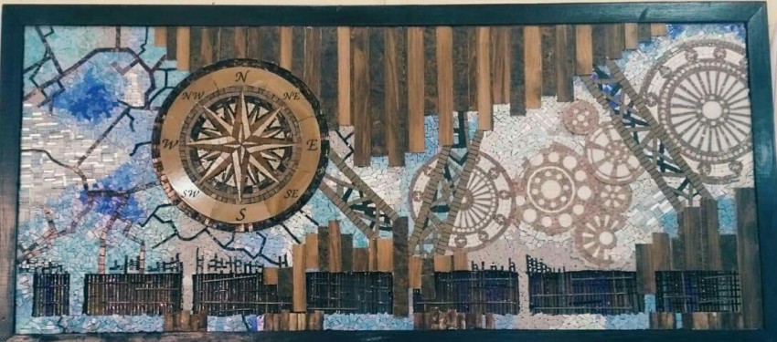 Railway Mural (Mosaic Art)