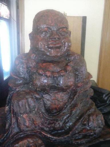 تمثال بوذا.....عجينة الورق