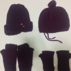 Wool Cap & Gloves Sets