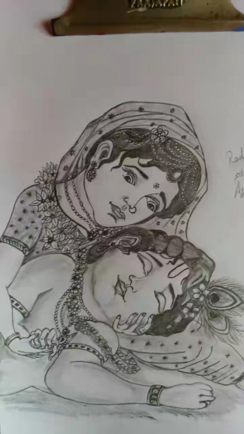 Krishna lovely art