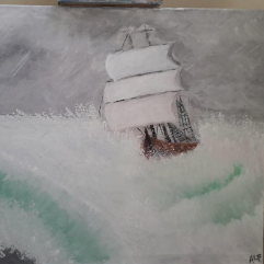 Ship In Storm