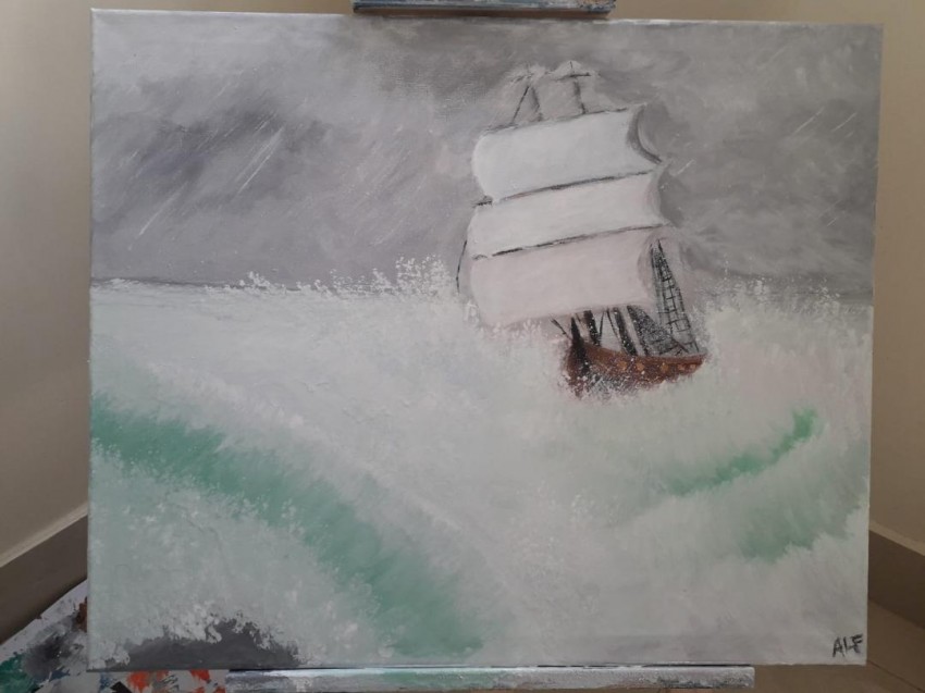 Ship In Storm