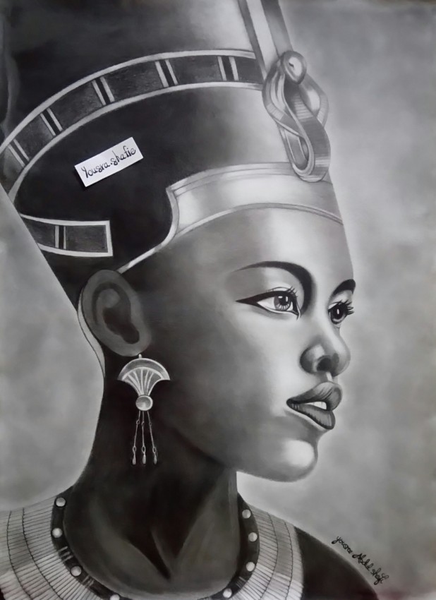 african queen drawing