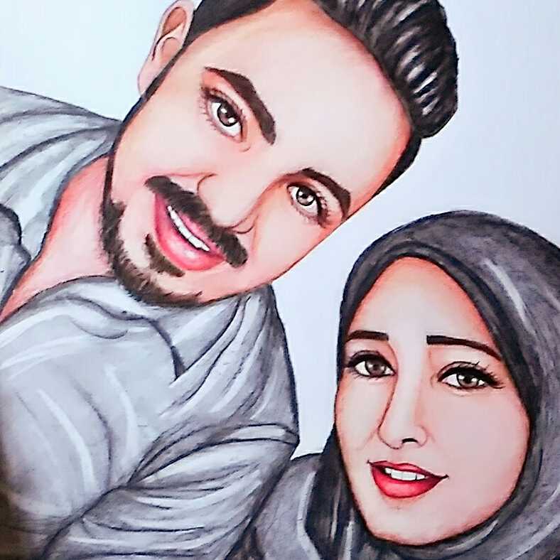 Portrait Drawing For Couples