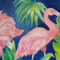 Flamingos'  Attitude