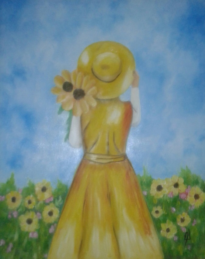 Sunflowers Girl