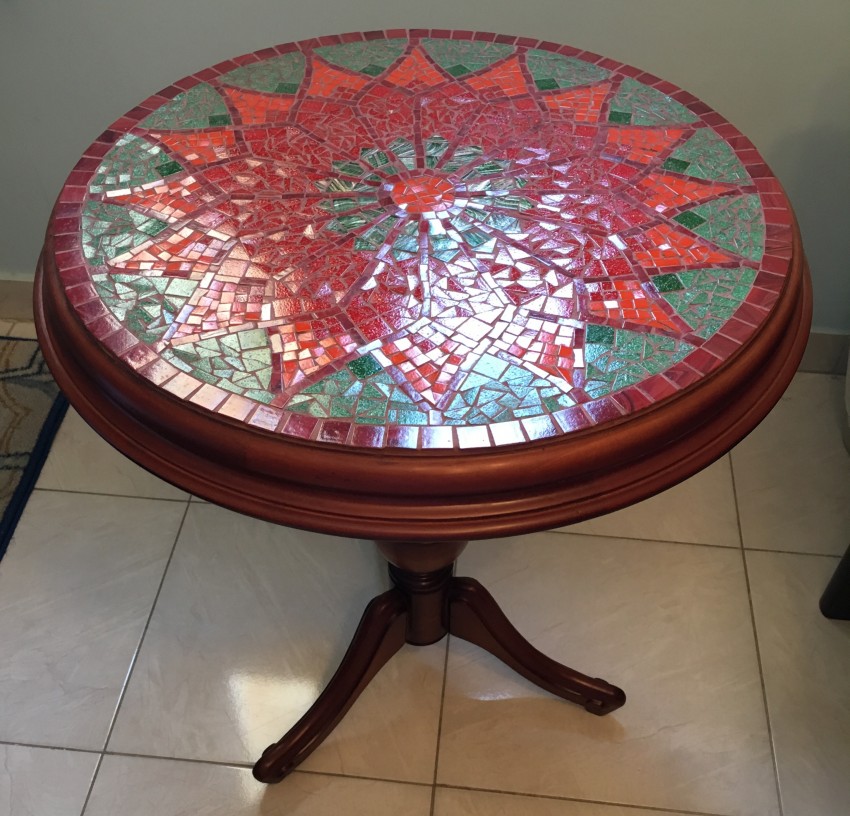 Beechwood Mosaic Table