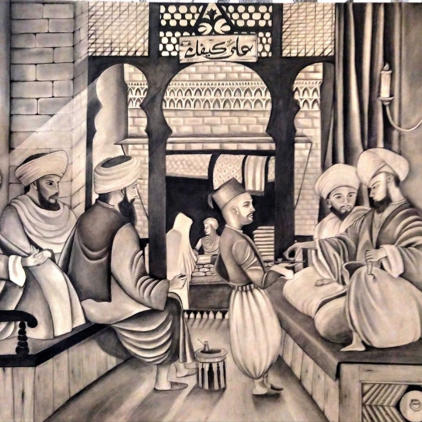مقهي مصري ف العصر العثماني