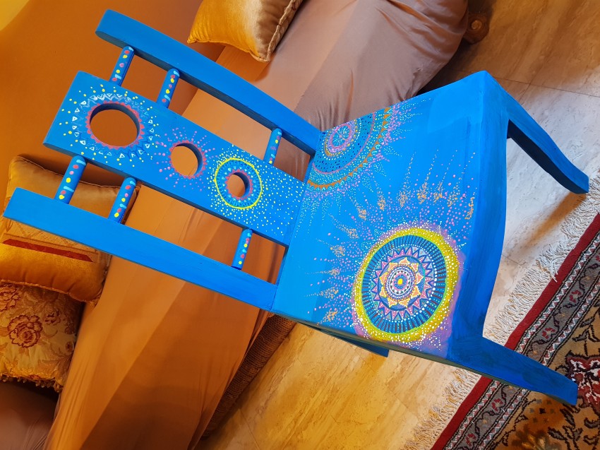 Mandala Wooden Chair