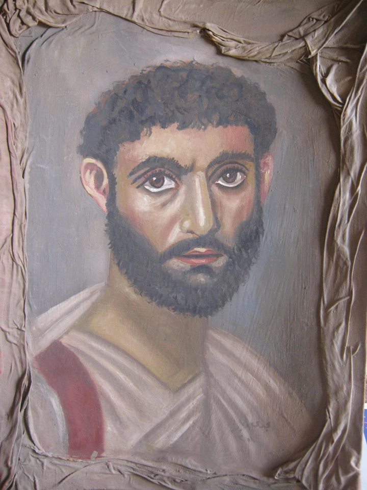 Portrait Of Fayoum Faces