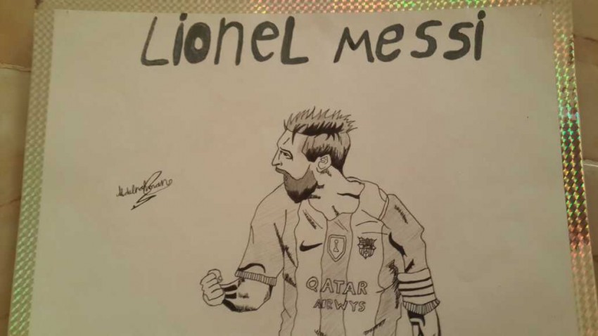Messi 2D Wall Art by Lars_ - Thingiverse | Messi drawing, Messi, Cartoon  art drawing