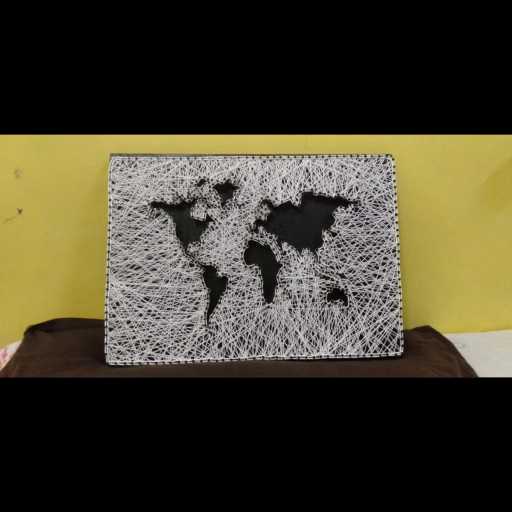 World Map (String Art)