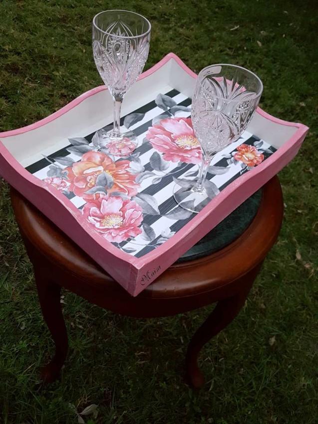 Serving Tray 2 (Decoupage)