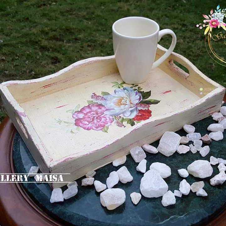 Serving Tray (Decoupage)