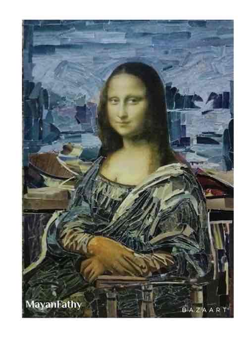 The Mona Lisa (Collage Art)