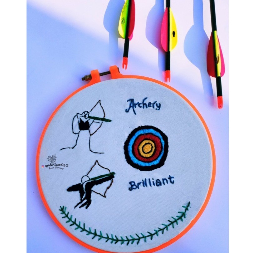 Bow & Arrow Archery  Embroidery
