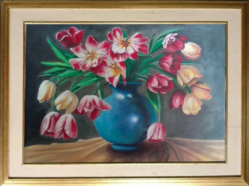 Vase Of Tulips