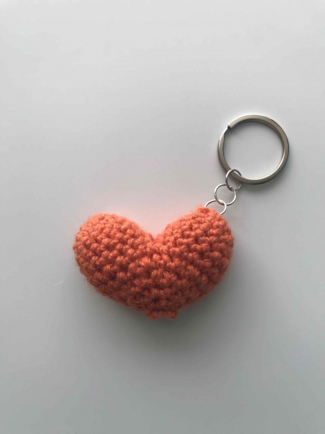 Heart-Shaped Keychain