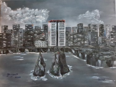 مدينة بيروت على ساحل  البحر