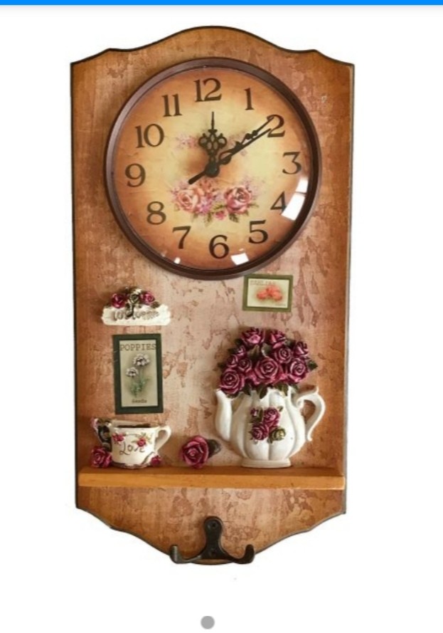 Kitchen  Wooden Clock