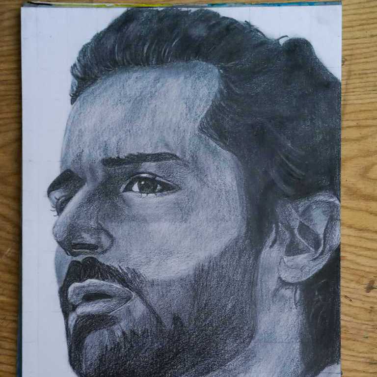 Portrait Of The Actor Ahmed Hatem