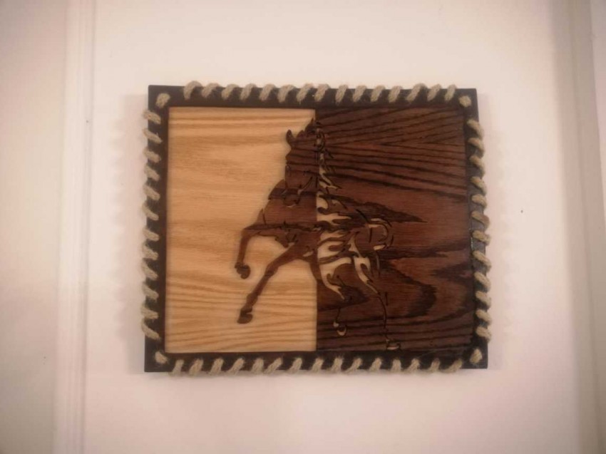 Horse (Wood Art)