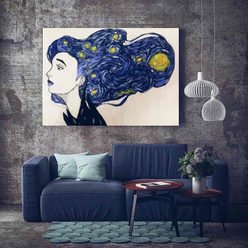 Starry Night Girl