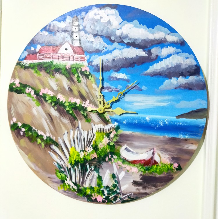 Hand-painted Clock