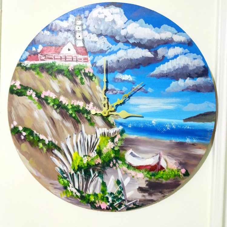 Hand-painted Clock