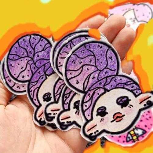 Purple Stickers